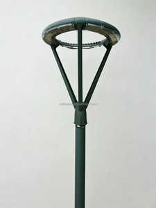 Lumière LED de jardin extérieure, éclairage de chemin, luminaire de rue, idéal pour <span class=keywords><strong>Doom</strong></span>, diffuseur <span class=keywords><strong>PC</strong></span> à deux bras, 3 bras décoratifs, route de parc, anneau à 3 bras - Product Image 3
