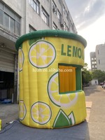 Présentoir gonflable de citron, 12 pièces, pour fête, Stand de tente