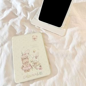 กระต่ายน่ารัก 360 °   เคสไอแพดอะคริลิคแบบหมุนได้, ฝาครอบป้องกันรอยขีดข่วนสำหรับไอแพดแอร์ 4/5/6/7, ไอแพดโปร 11 A16, ไอแพดรุ่นที่ 10 - Product Image 3