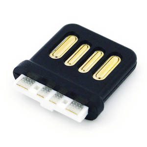 Conector de doble cara macho tipo A, cuerpo ultracorto, cable de soldadura con conector positivo y negativo, cabezal USB macho de 16 mm para alta corriente, personalizable - Product Image 3