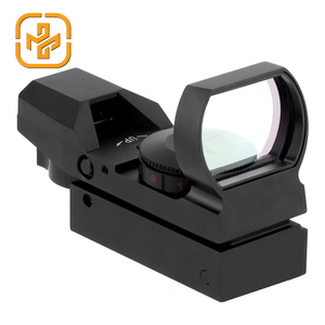FOCUHUNTER Mirino Tattico 1X22X33mm Antiurto a 4 Reticoli Red Dot Reflex Sight Mirino a Punto Rosso e Verde per <span class=keywords><strong>Caccia</strong></span> all'Aperto - Product Image 4