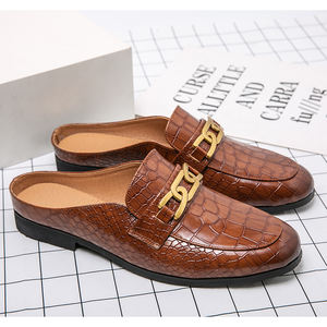 Sandalias de Dedo con Suela de Goma y Parte Superior de PU para Adolescentes y Hombres, Estilo Semi-Slip-On para Verano 2025 - Product Image 3