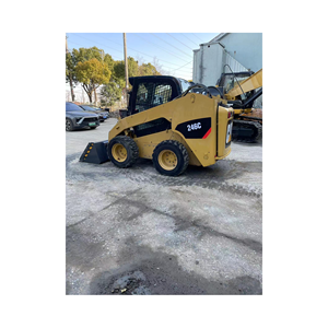 Haute qualité utilisé CAT 246C 3ton Mini chargeuses compactes à glissement faibles heures de travail EPA/CE approuvé pour la vente - Product Image 1