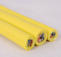 Câble flexible multiconducteur ignifuge gainé de PVC conforme aux normes nationales, recouvert de caoutchouc pour applications minières mobiles