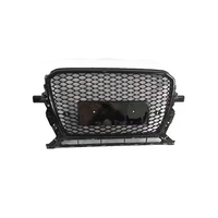 Nouvelle calandre nid d'abeille PNB de haute qualité pour Audi Q5 SQ5 2013-2018, kit de pare-chocs avant à clipser, installation facile, capteur d'aide au stationnement