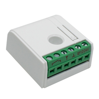 Relais RF 433,92 MHz 12-24 V CA/CC, récepteur 1 canal compatible avec télécommande 433 MHz à code fixe et à code roulant pour garage