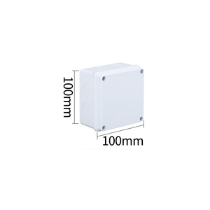 100x100x70mm Square <b>Waterproof</b> Junction <b>Box</b> IP65 Customizable Pre-drilled Holes Support with Built-in Gasket Outdoor <b>Electrical</b> - Product Image 3