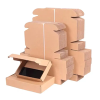 Vente en gros de boîtes d'expédition en papier personnalisées imprimées en rose pour abonnement boîte postale en carton pour emballage cadeau