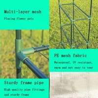 Portable petit Mini jardin Tunnel maison verte Film plastique maison PC Vintage Polytunnel serre Kits arrière-cour serre