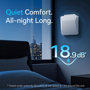 تهوية منزلية 30 متر تحكم لاسلكي تدفق معاكس استرداد الحرارة نظام تهوية منقي سكني - Product Image 3