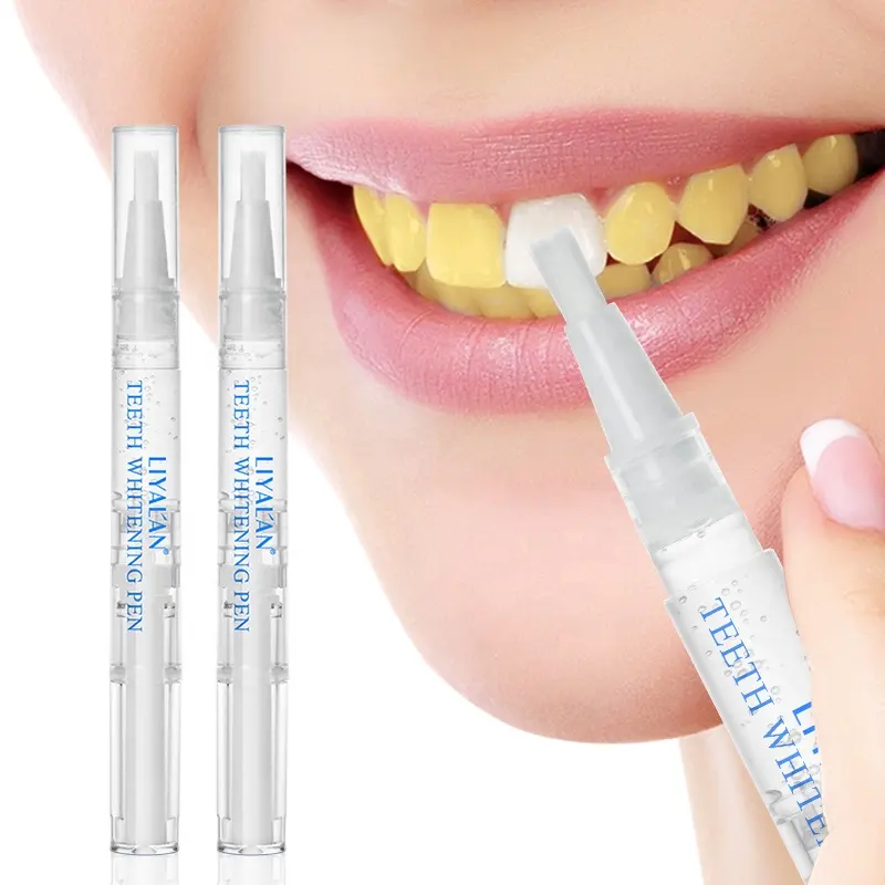 Gel blanqueador de dientes de Etiqueta Privada, elimina las manchas de placa, bolígrafo blanqueador para blanquear los dientes
