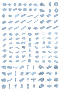 Wholesale Custom Building <b>Blocks</b> MOC Model Toy Sets Full Service Design Delivery Professional Supplier ABS <b>Plastic</b> 1:36 Scale - Product Image 2