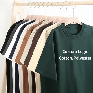 T-shirt surdimensionné de rue en coton vierge coupe ample en coton épais avec impression personnalisée Gym vente en gros - Product Image 1