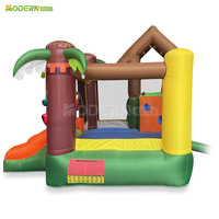 Toboggans aquatiques Fiesta, qualité commerciale, château gonflable, parc aquatique gonflable pour enfants