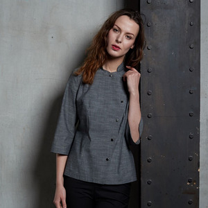 Cassa pronta per la spedizione di uniformi da ristorante e da bar a mezza manica da donna e uniforme da Chef - Product Image 6