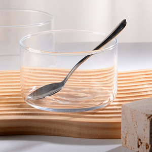 Haut de gamme Bodega tasse de dégustation ronde crème glacée <span class=keywords><strong>yaourt</strong></span> verre 250ml petits bols à dessert en verre - Product Image 5