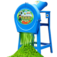 Moissonneuse de fourrage 1kW 220V avec moteur en cuivre pur pour les agriculteurs congolais, pour couper l'herbe de l'éléphant et les feuilles de manioc pour le bétail, 100 kg/h