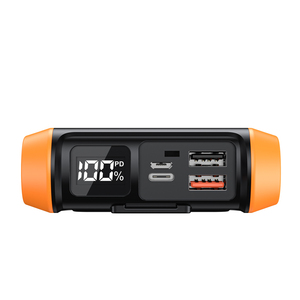 Không dây panel năng lượng mặt trời ngân hàng điện kép USB Li-Polymer 20000mAh IP65 du lịch không thấm nước LED Micro tương thích USA ổ cắm câu cá - Product Image 4