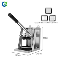 YH Friteuse manuelle multifonctionnelle de haute qualité en acier inoxydable 201 pour légumes, concombres, frites et pommes de terre frites