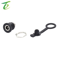 Base étanche 5521dc, prise DC étanche 5525 avec dents à vis, nickelé, base DC tout en cuivre