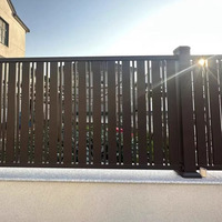 Garde-corps en aluminium d'art Clôture en acier galvanisé Sécurité Balustrade extérieure Villa Courtyard Main courante Escalier Décoration européenne
