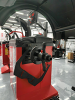 Équilibreuse de roues automatique Boscar avec positionnement laser, système d'auto-verrouillage de la broche, certifiée CE, 250W, pour pneus