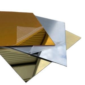 <span class=keywords><strong>Plaque</strong></span> en <span class=keywords><strong>polycarbonate</strong></span> semi-transparente de 3 mm, couleur or miroir, argent miroir, givrée, haute transparence, service de découpe - Product Image 4