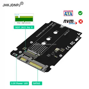 Caixa adaptadora para SSD M.2 SATA3.0 NGFF, conversor M.2 B & M Key SATA SSD de alta qualidade com estojo de 7 mm