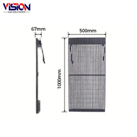 Écran LED en maille ultra-légère à haute transparence P15.6 P31.2, Écrans vidéo en grille DIP pour affichage extérieur de grands monuments