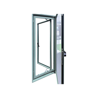 Sistema de Ventanas Horizontales Plegables Modernas con Marco de Aleación de Aluminio y Vidrio Triple Aislante de Acero Inoxidable para Sala de Estar de Apartamento
