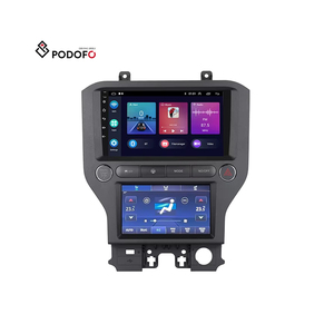 Podofo วิทยุติดรถยนต์แอนดรอยด์9 ''autoradio สำหรับ <span class=keywords><strong>Ford</strong></span> <span class=keywords><strong>Mustang</strong></span> 2015-2021 CarPlay Android Auto BT GPS ระบบสเตอริโอในรถยนต์ - Product Image 1