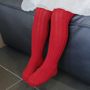 Collants côtelés pour bébé mignon, collants basiques en coton tricoté côtelé pour bébés, collants pour bébés - Product Image 2