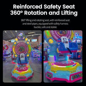 Équipement d'amusement à pièces, carrousel pour enfants en fibre <span class=keywords><strong>de</strong></span> verre et métal, fabrication sur mesure, aire <span class=keywords><strong>de</strong></span> jeux pour enfants, voiture à bascule pour enfants - Product Image 3