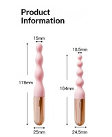 Bolas Anales Vibratorias Inteligentes con Control por Aplicación para Mujeres, Masajeador Corporal Remoto de Larga Distancia para Adultos