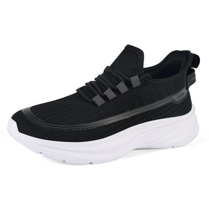 Zapatillas Deportivas Casuales de Punto con Logotipo Personalizado al por Mayor, Zapatillas para <span class=keywords><strong>Hombre</strong></span>, Zapatillas para Correr - Product Image 2