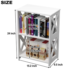 3 Tier Kệ sách nhỏ kệ sách cho không gian nhỏ <span class=keywords><strong>mini</strong></span> mỏng kệ sách cho phòng ngủ phòng khách phòng tắm giá - Product Image 3