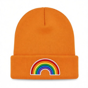 Wholesale custom embroidered caps Brown black yarn baseball caps Mens and womens berets Knitted women's berets - Product Image 5