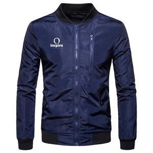 Inspire Apparel's New Style Chaqueta de invierno para hombre Chaqueta de burbuja acolchada transpirable con cierre de cremallera Tallas grandes - Product Image 1