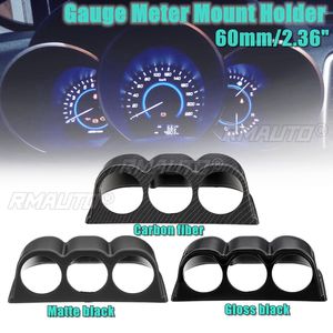 Support universel durable pour 3 jauges de tableau de bord de voiture, 2,36 po (60 mm), à 3 trous - Product Image 1