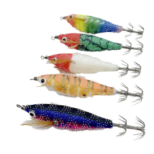 TOTO luminoso EGI calamari <span class=keywords><strong>esche</strong></span> pesca 6g legno gamberetti seppia polpo <span class=keywords><strong>esche</strong></span> ABS Hard Bait per la pesca in acqua salata - Product Image 1
