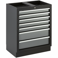 Banc de travail de garage robuste avec tiroirs |   Système de rangement modulaire pour établi