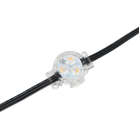 Guirlande lumineuse de Noël permanente SHIJI DC48V 30 mm 3 LED adressables UCS2904 RGBW à pixels LED
