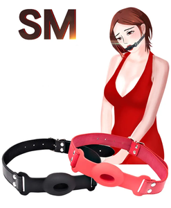 Esclave sexuel Silicone lèvres joint torique <span class=keywords><strong>bouche</strong></span> ouverte Gag fétiche oral Bdsm Bondage contraintes jouet érotique jouet sexuel pour Couples - Product Image 1