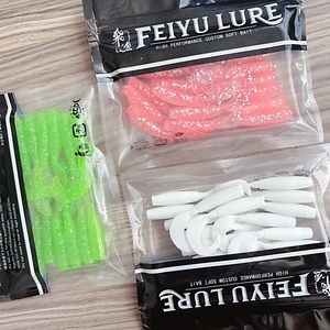 Yousya 16PCS Wholesale Good Quality Multi-Colour Soft Fishing Lure Plastic Attractive Swimbait for Bass Freshwater Saltwater