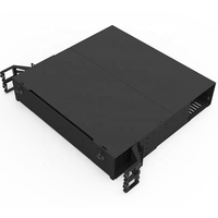 Panel Patch serat optik Port 288 kualitas tinggi dengan LC/SC/ST/FC/MPO laci geser terbuat dari peralatan serat optik Spcc