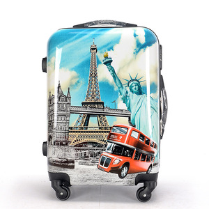 Cartoon Style Travel <b>Suitcase</b> Set 20 Inch With Universal <b>Wheels</b> And Combination Lock Unisex Summer 2021 - Product Image 5