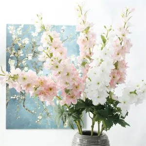 Venta directa de fábrica artificial larkspur flor rama larga de seda de <span class=keywords><strong>delphine</strong></span> casa decoración de acuerdo - Product Image 1
