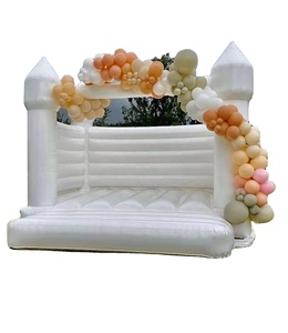 <span class=keywords><strong>Location</strong></span> de château de rebond gonflable commercial pulls de fête à thème blanc rose pour les événements d'<span class=keywords><strong>anniversaire</strong></span> <span class=keywords><strong>trampoline</strong></span> gonflable - Product Image 4