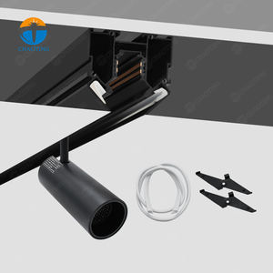 Système d'éclairage linéaire magnétique à profilés en aluminium 48V pour intérieur, nouveau design, éclairage LED magnétique pour plafond pour plafonds tendus - Product Image 2