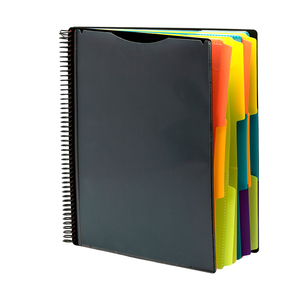 12/24 túi thư Kích thước xoắn ốc máy tính xách tay tổ chức PP thư mục dự án đa chủ đề cho quản lý nhiều tập tin không có moq tàu sẵn sàng - Product Image 3